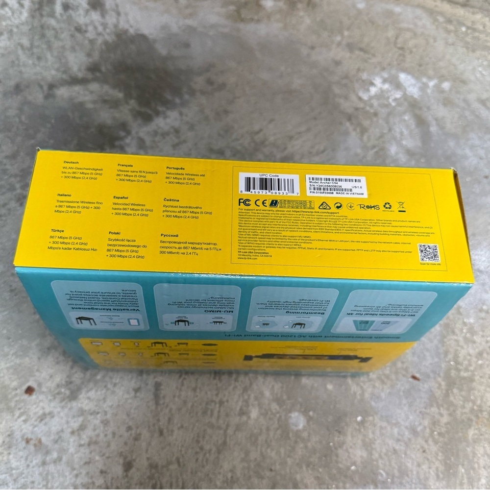 TP-Link Archer C54 AC1200 WiFi Router Open Box - Picture 6 of 7